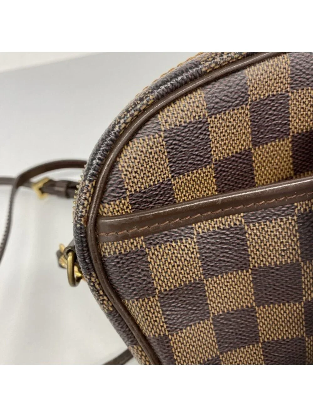 Louis Vuitton Shoulder Bag Damier Pochette Ipanema Ebene - Picture 10 of 10